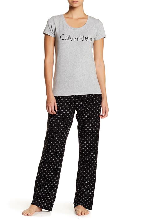 womens pajamas calvin klein|calvin klein pyjama set.